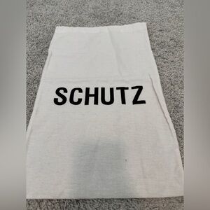 Schutz White shoes dusty